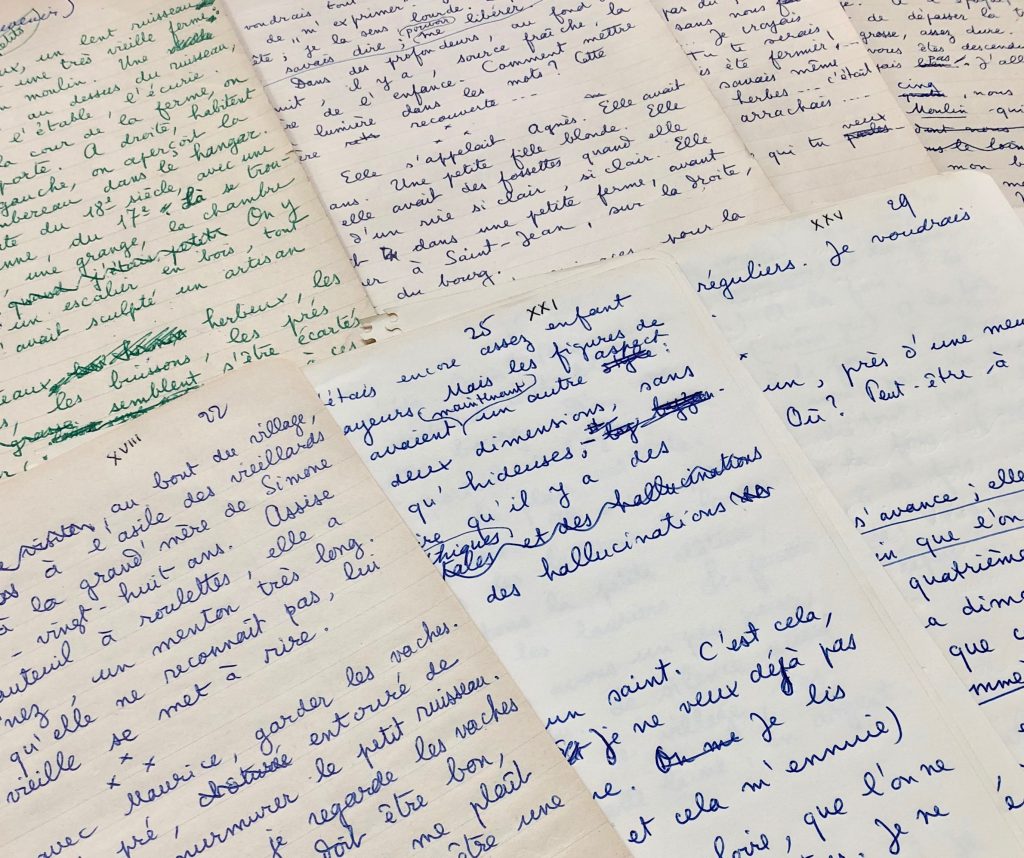 Mémoire d'encres - Manuscrit autographe signé d'Eugène Ionesco