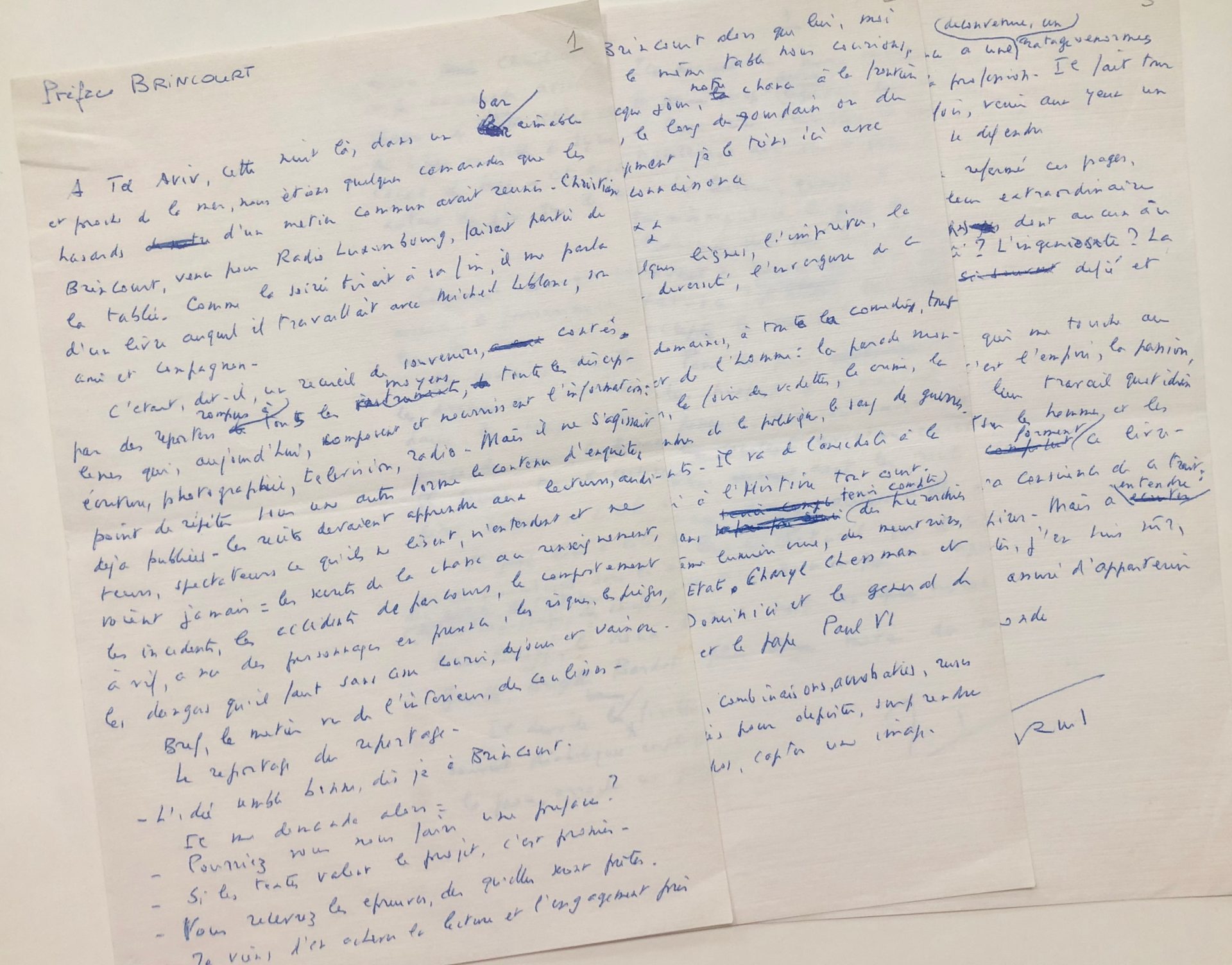 Mémoire d'encres - Manuscrits autographes de Joseph Kessel