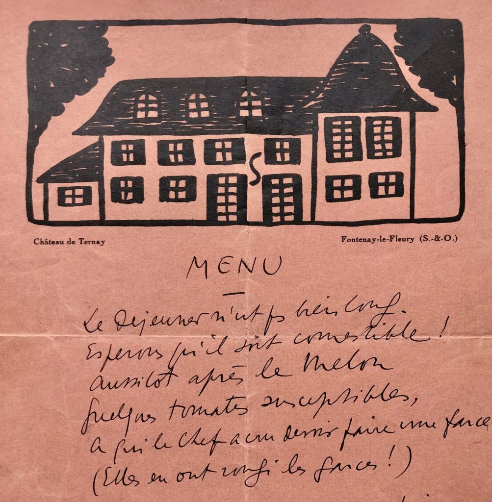 Mémoire d'encres - Poème autographe signé de Sacha Guitry