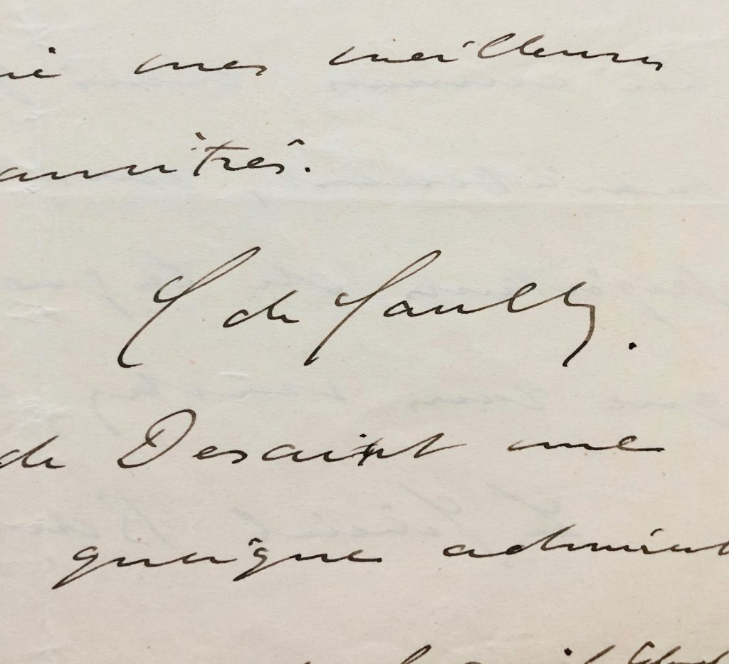 Mémoire d'encres - Lettre autographe signée de Charles de Gaulle