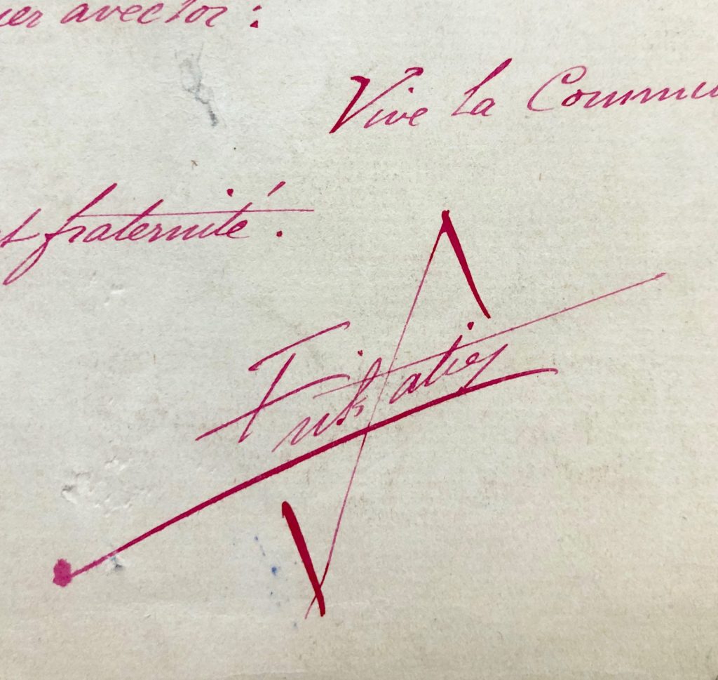 Mémoire d'encres - Lettre autographe signée d'Erik Satie