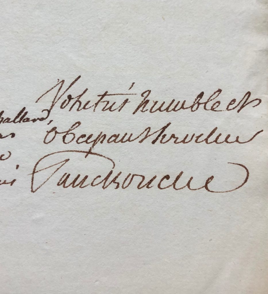 Mémoire d'encres - Lettre autographe sigée de Panckoucke