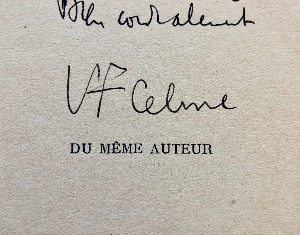 Mémoire d'encres - Envoi autographe signé de Louis-Ferdinand Céline