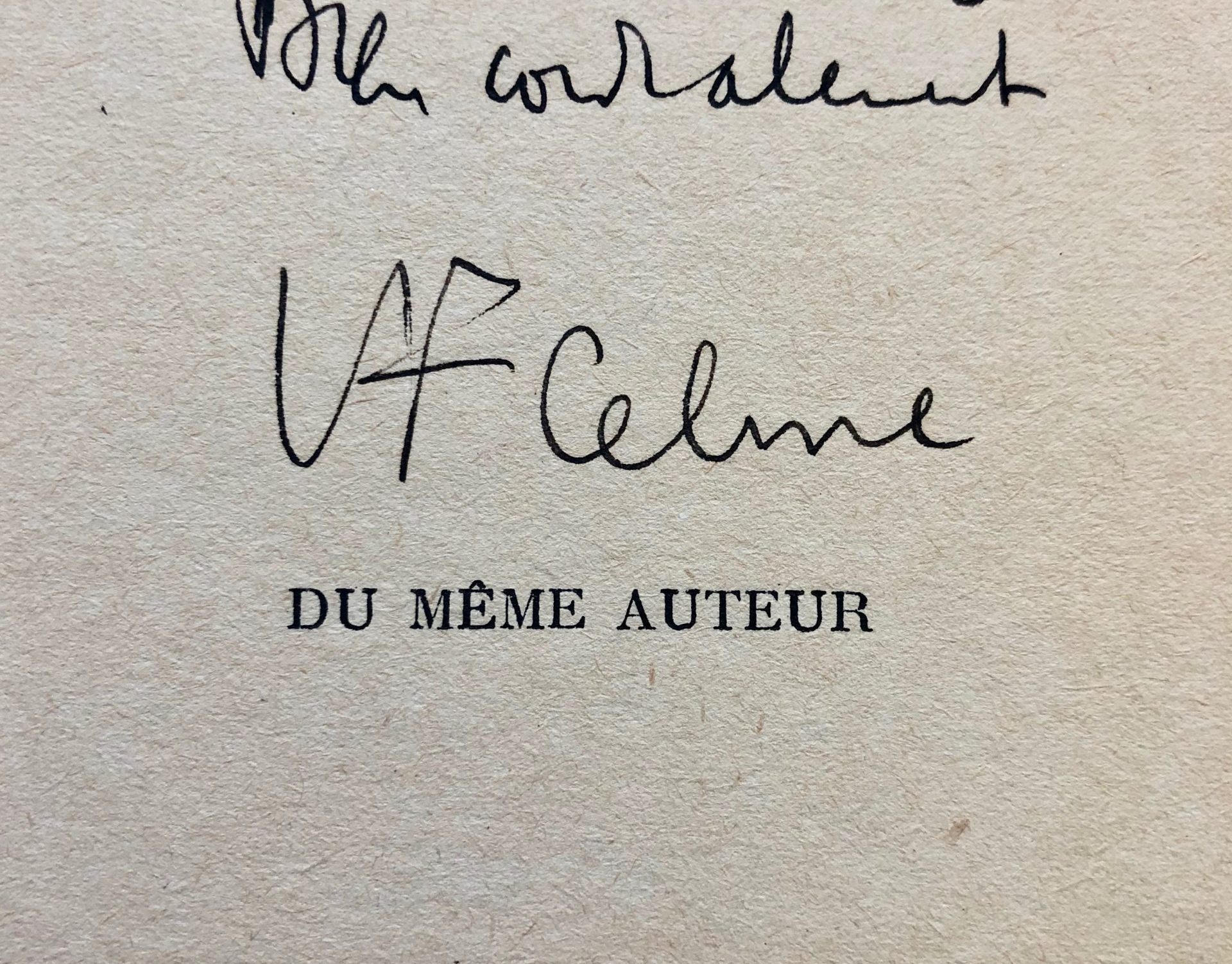 Mémoire d'encres - Envoi autographe signé de Louis-Ferdinand Céline