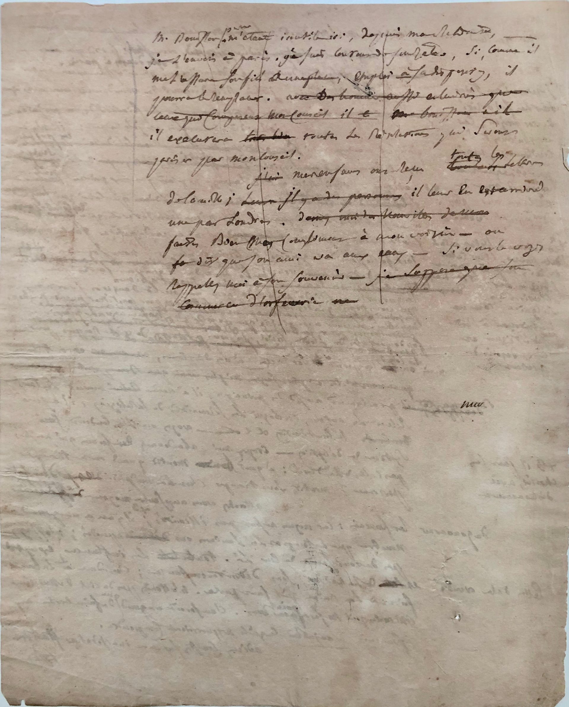 Mémoire d'encres - Lettre autographe signée de Joseph Fcouhé