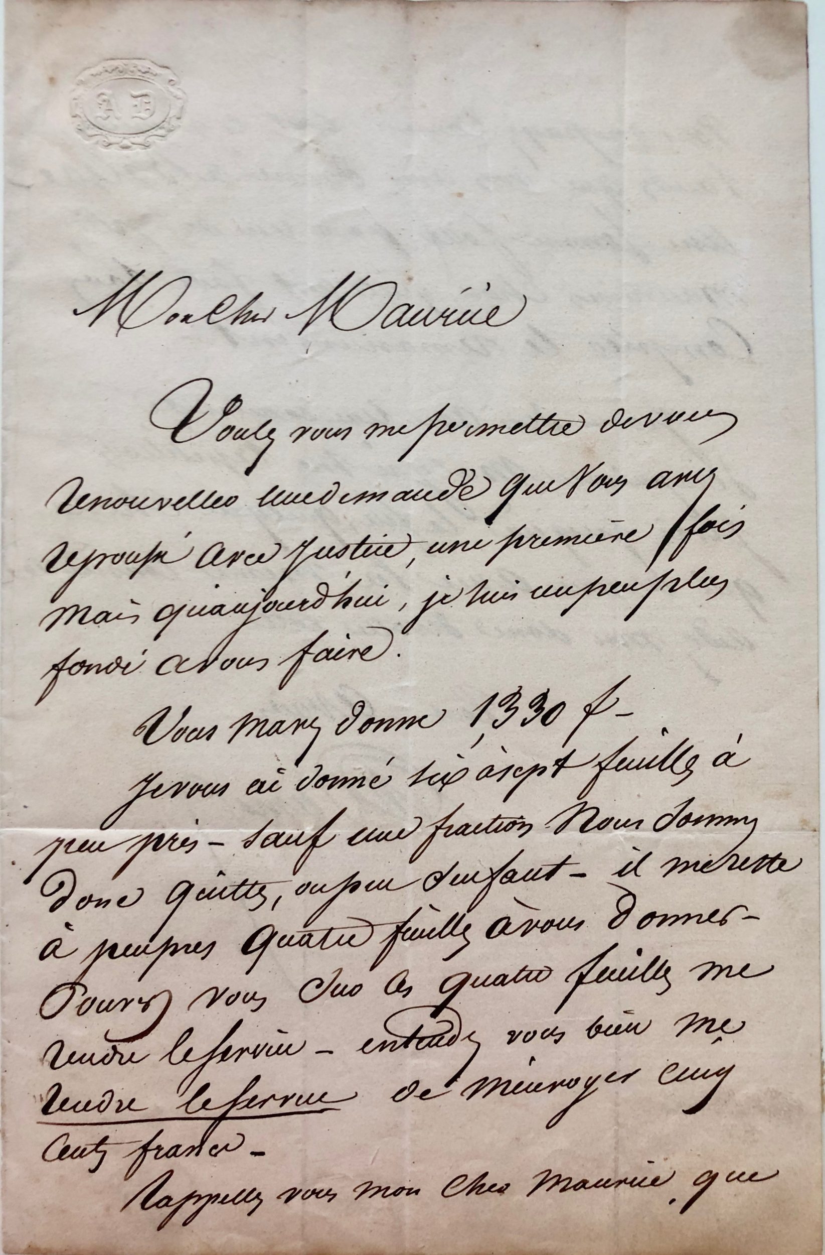 Mémoire d'encres - Belle lettre autographe signée d'Alexandre Dumas évoquant Honoré de Balzac