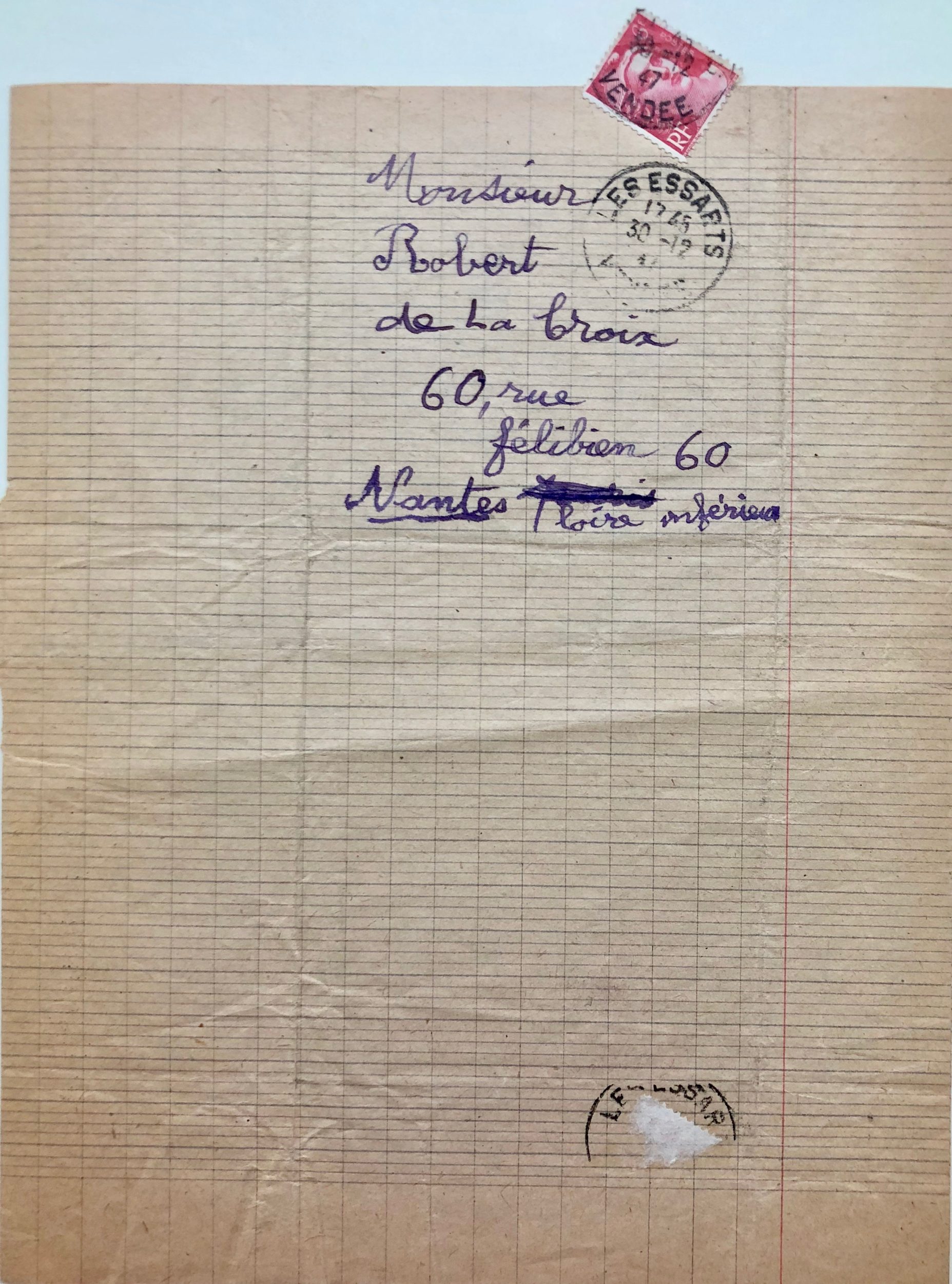 Mémoire d'encres - Lettre autographe signée de Gaston Chaissac