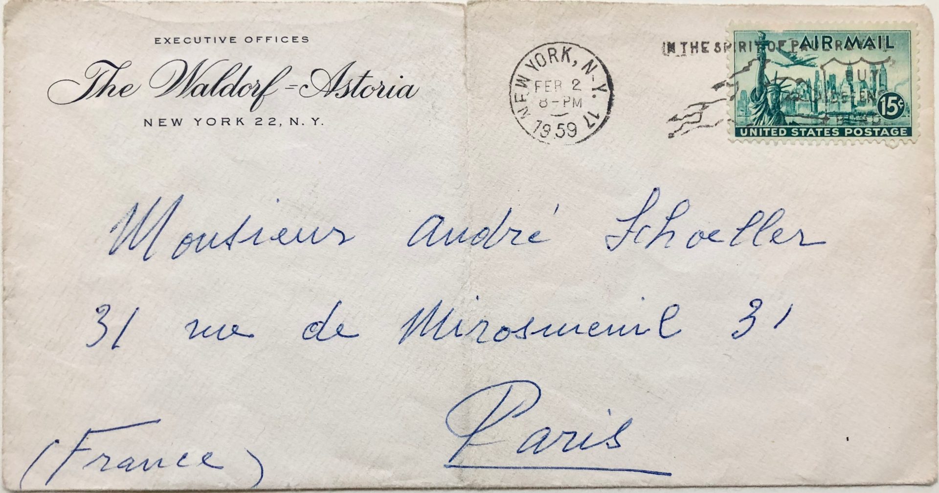 Mémoire d'encres - Lettre autographe signée d'Édith Piaf