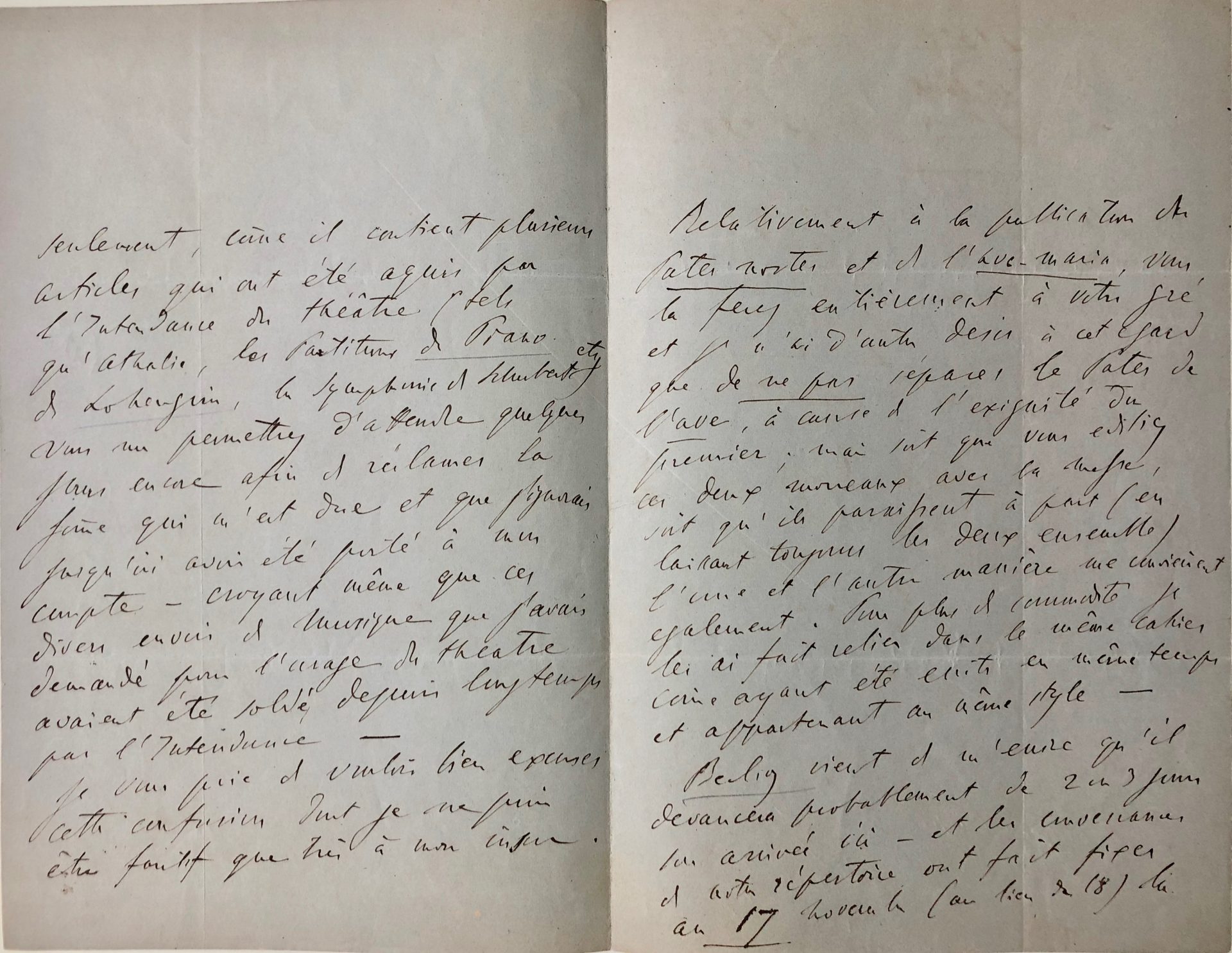 Mémoire d'encres - Très belle lettre autographe signée de Franz Liszt
