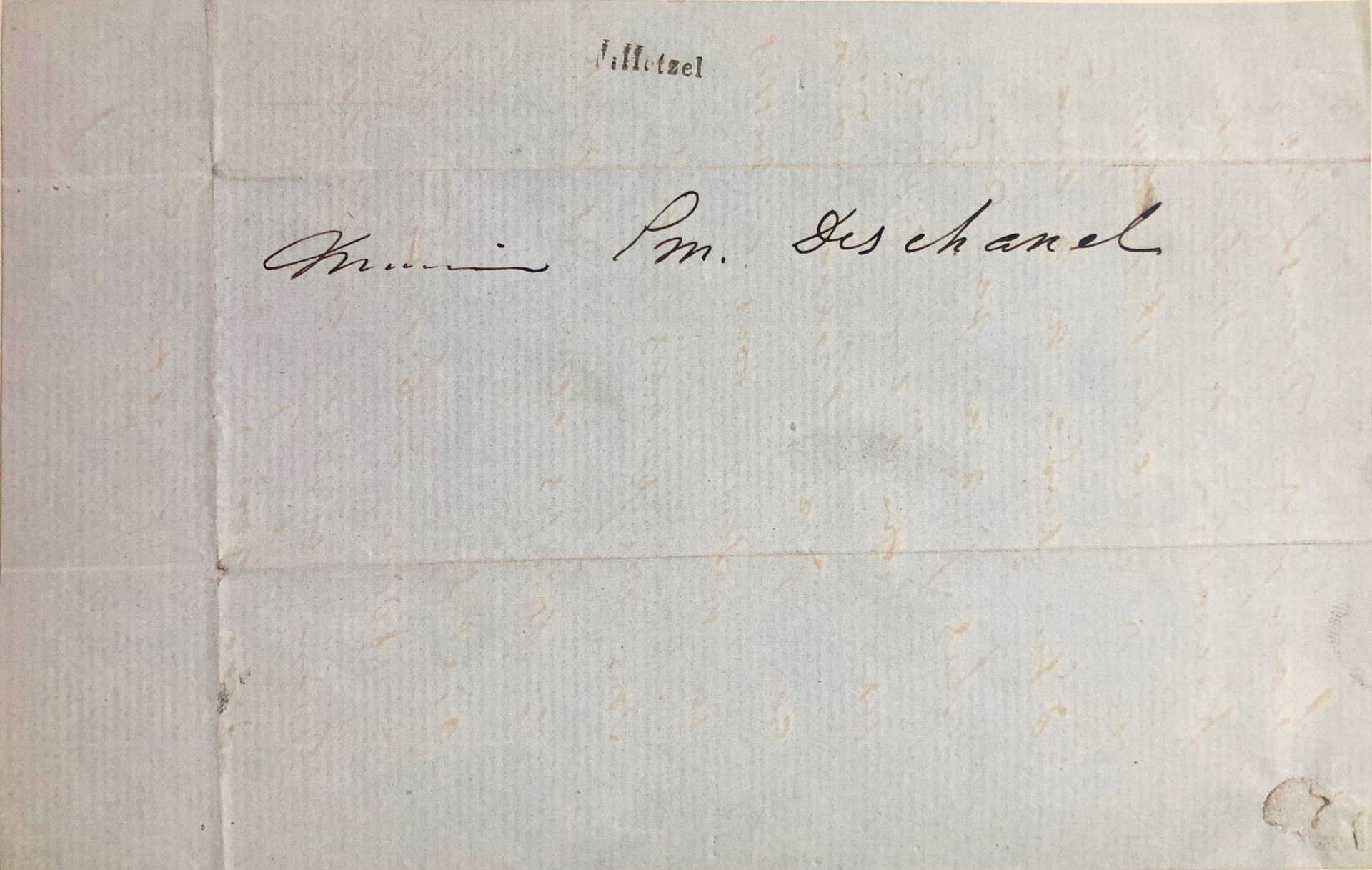 Mémoire d'encres - Belle lettre autographe signée de Victor Hugo adressée à Émile Deschanel