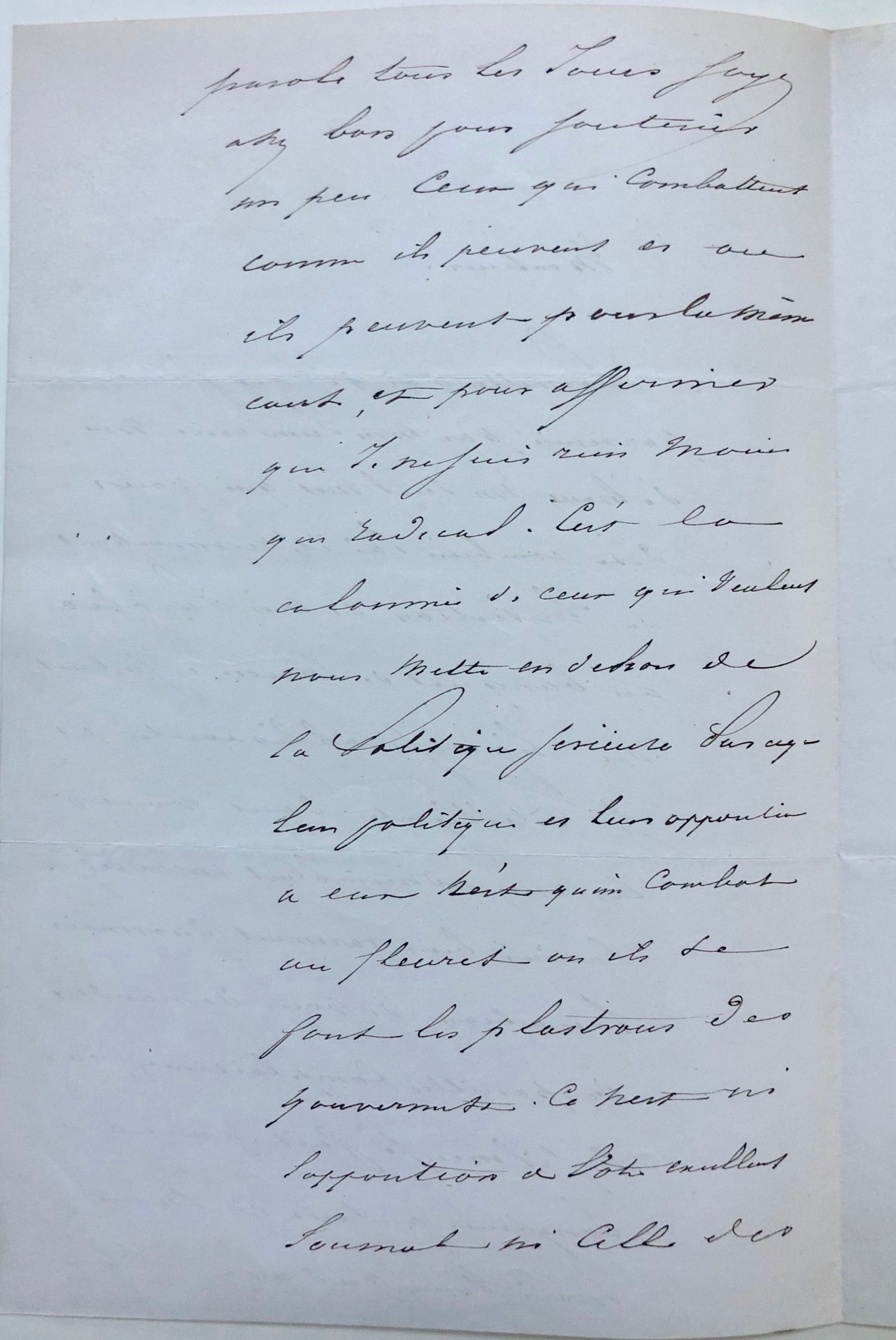 Mémoire d'encres - Lettre autographe signée d'Alphonse de Lamartine