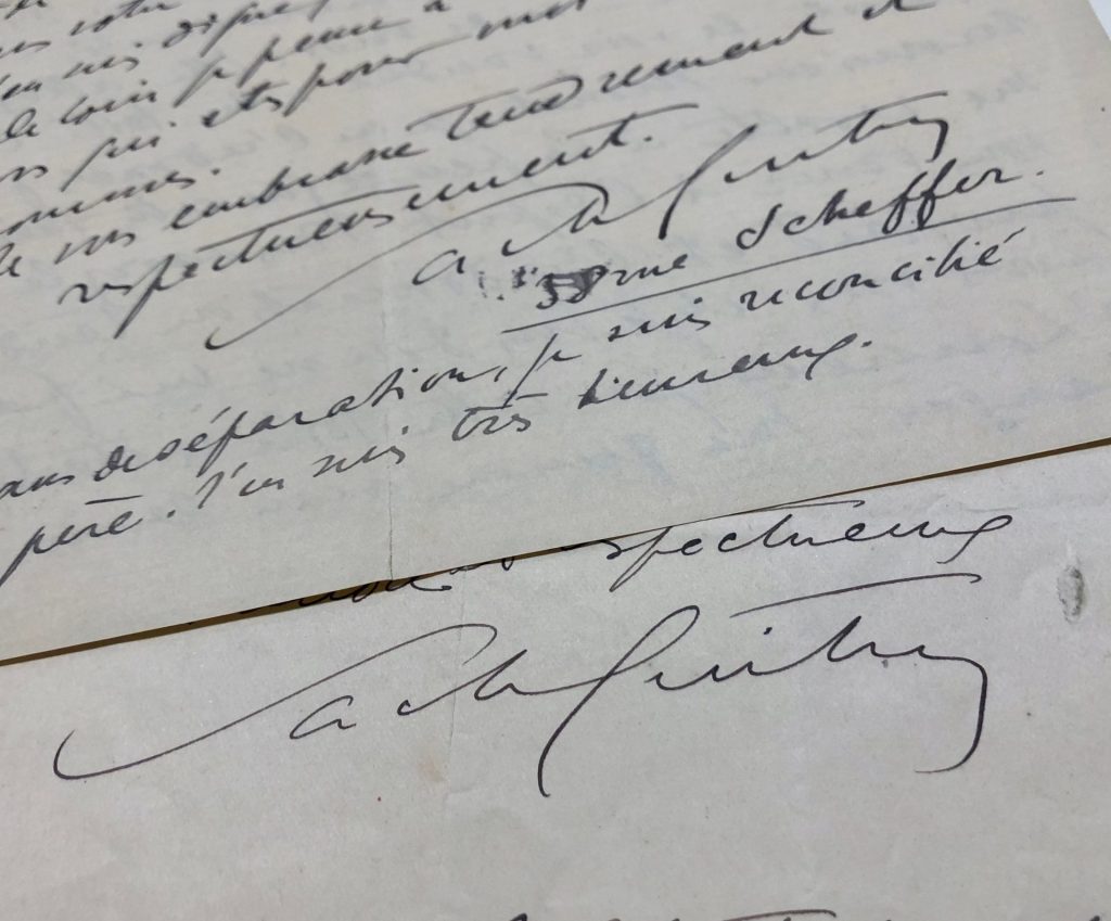 Mémoire d'encres - Lettres autographes signées de Sacha Guitry adressées à Claude Monet