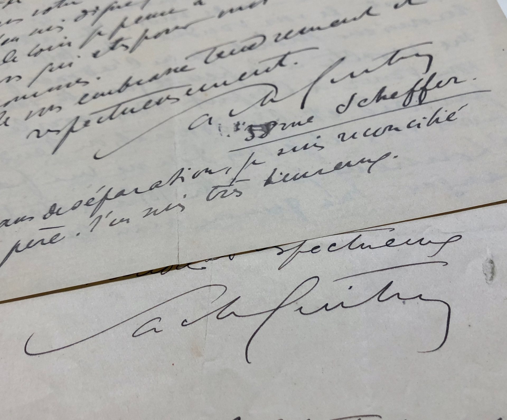 Mémoire d'encres - Lettres autographes signées de Sacha Guitry adressées à Claude Monet